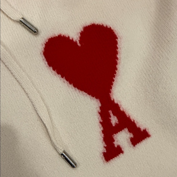 Ami Alexandre Mattiussi Off-White Knit Sweater - Picture 3 of 6